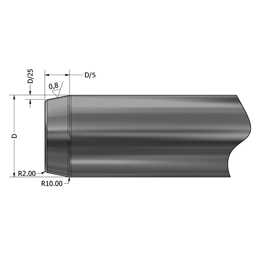 Shaft for stainless steel flange bearing and pillow block
