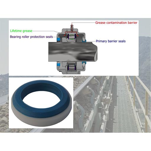 bearing pillowblock labyrinth seal for ming