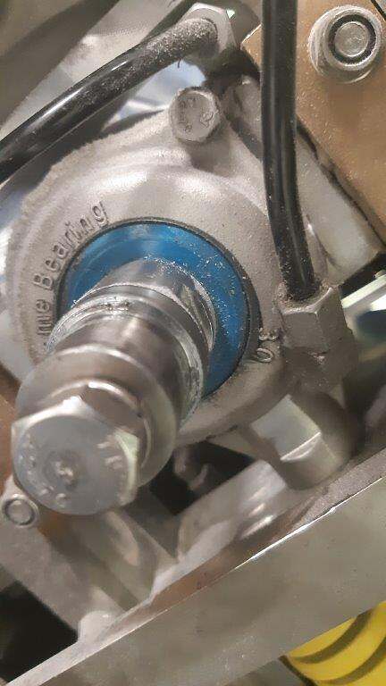 Stainless steel 316 TYPE E WIDE SLOT TAKE-UP Bearing unit