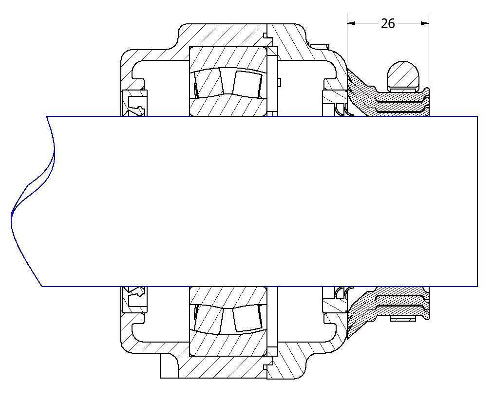 Bearing unit gross contamination sealing