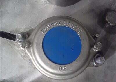 inox 316 2 bolt flange bearing fytb sft rft ucfl ucft type e ptfe double spherical roller bearing conveyor belt