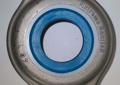 small pitch oval flange bearing harsh condition sea water proof stainless steel 316