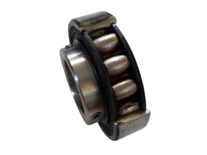Single roller bearing with setscrew